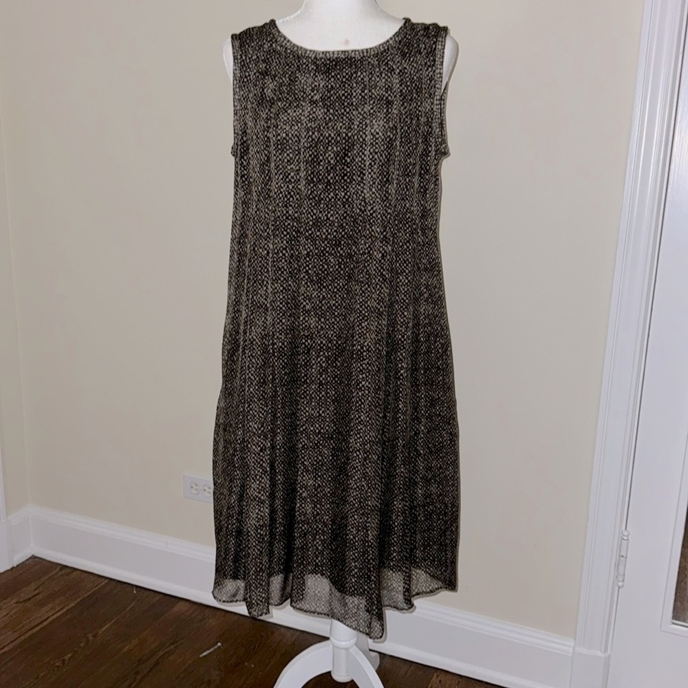 S MAX MARA - shift dress (brown/taupe/tan)